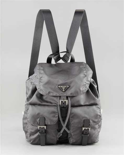 prada large vela nylon backpack|Prada tessuto nylon backpack.